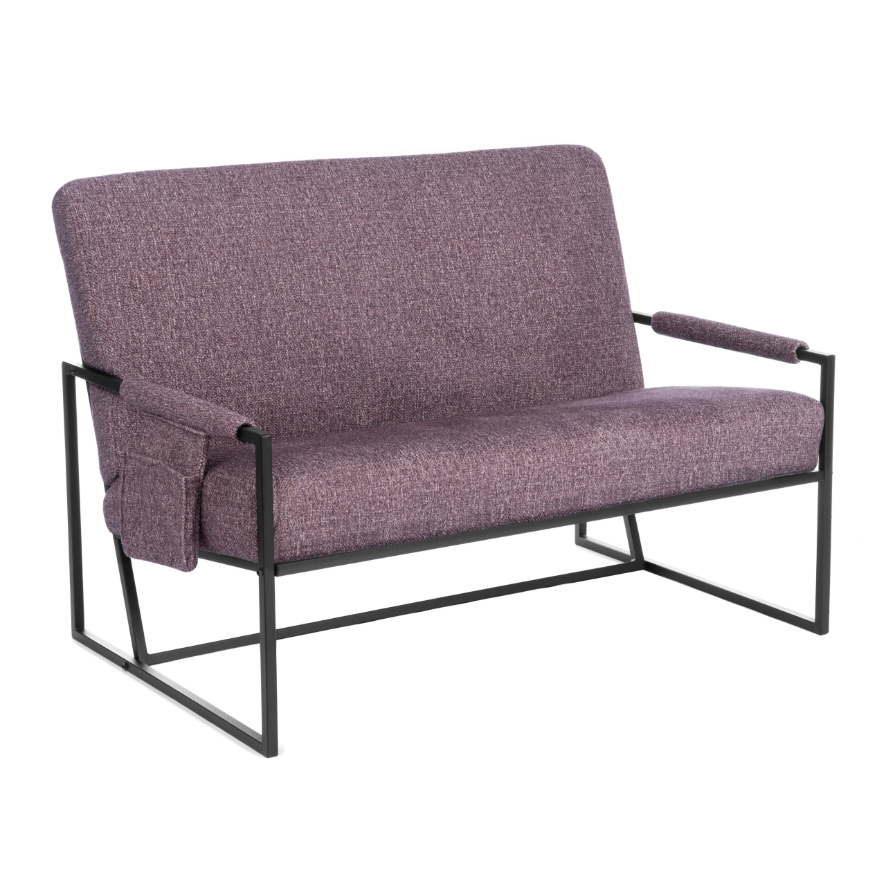 Диван Charli LUX Д/Чарли Люкс велюр/букле, VT shape wood rose