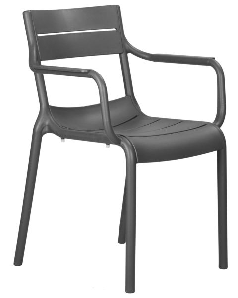 Стул обеденный DOBRIN TIM ARM (темно-серый (GR-04)) 4 шт