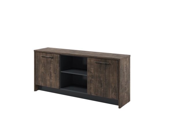Тумба с нишей и 2 дверьми Торстон Т-13-04 Дуб Бунратти/Антрацит
