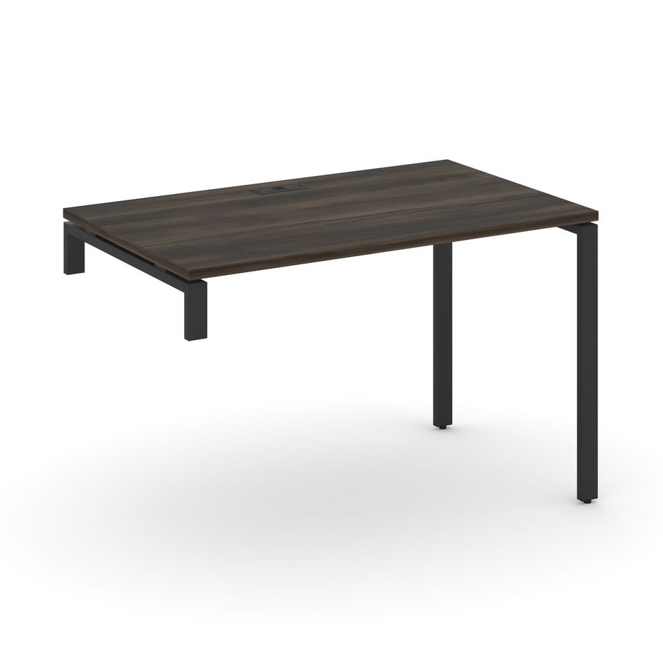 Стол надставка на опорную тумбу CONCEPT CN.OSN-002 Дуб Мали Черный