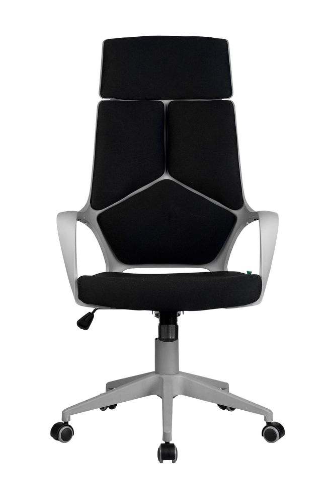 Кресло оператора Riva Chair 8989 (серый пластик) Черный