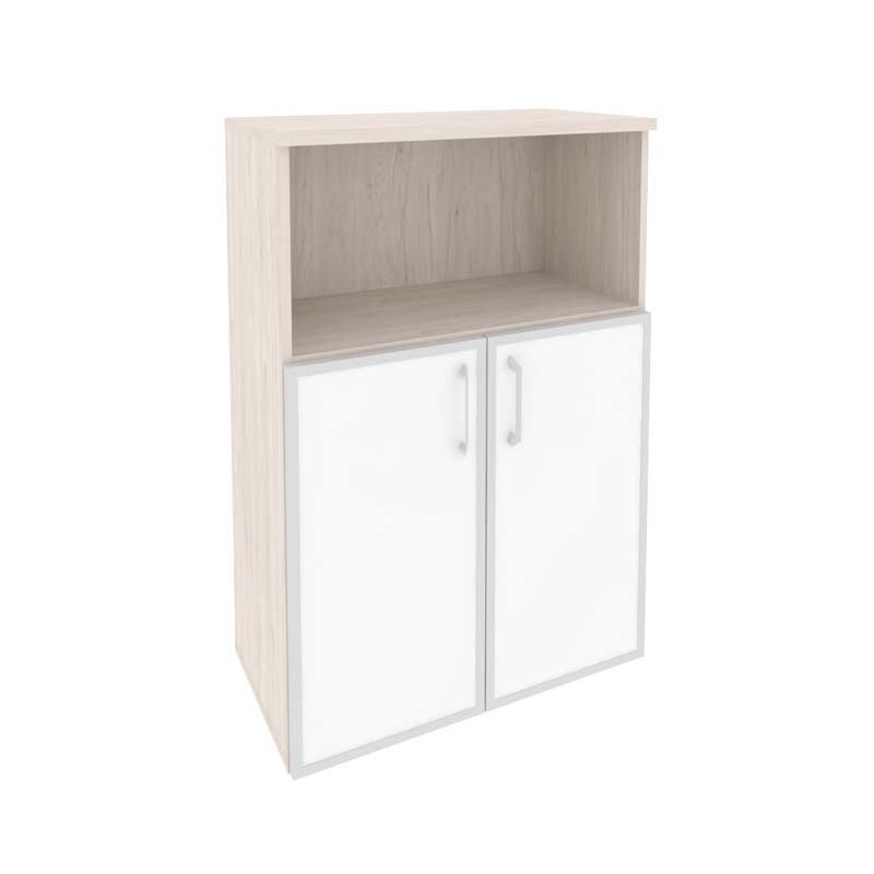 Шкаф средний широкий ONIX O.ST-2.2R white Денвер Светлый