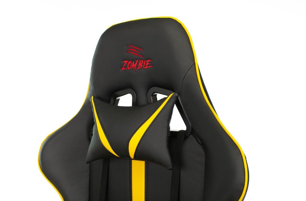 Геймерское кресло Бюрократ VIKING ZOMBIE A4 YEL (Л)