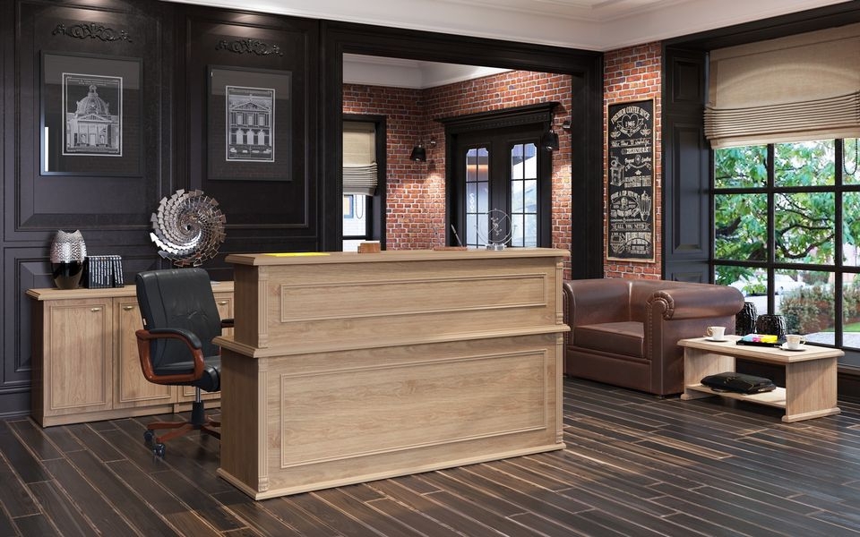 Стойка ресепшен RMS 090 Дуб девон