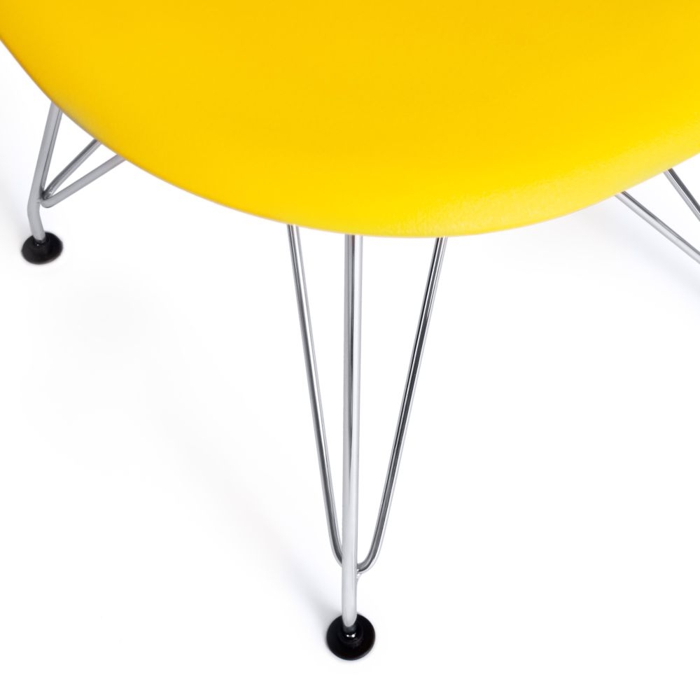 Стул CINDY IRON CHAIR (EAMES) (mod. 002) / 1 шт. в упаковке металл, пластик, 51x46x82,5, желтый