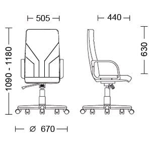 Кресло руководителя MANAGER (ECO-7)