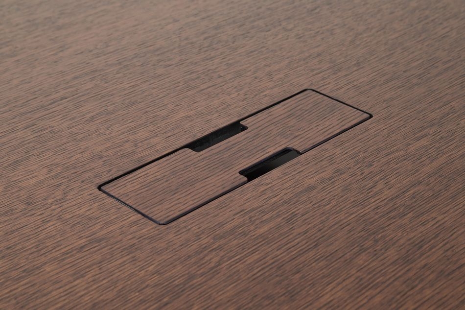 Стол для переговоров D120 RAIL RT.D120.V0 Дуб Табак