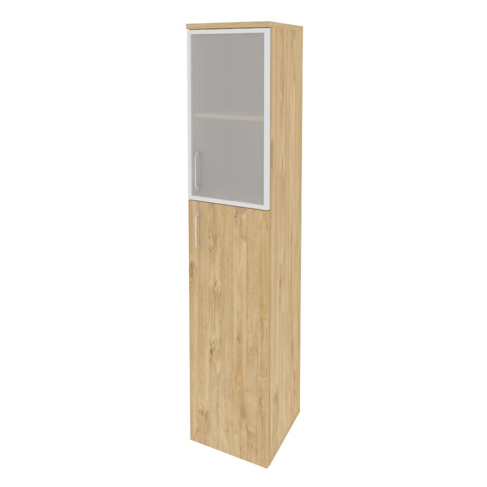 Шкаф высокий узкий правый ОНИКС О.СУ-1.7Р(Р) Тиквуд Светлый / ONIX O.SU-1.7R(R)