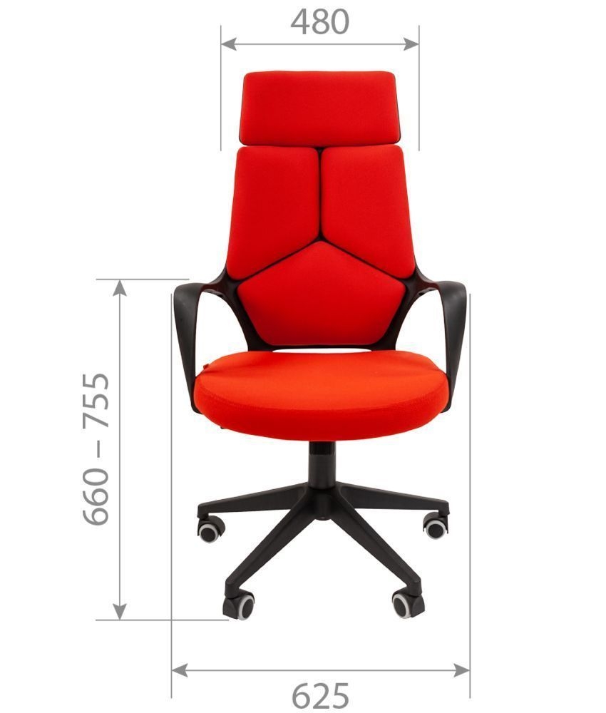 Офисное кресло CHAIRMAN 525 Красный