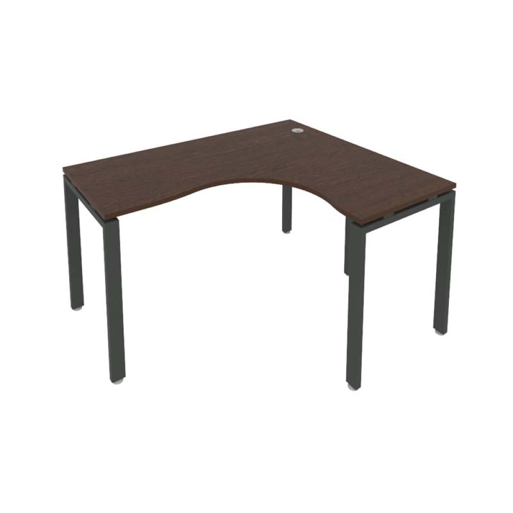 Стол письменный METAL SYSTEM Б.СА-3 Пр Венге/Антрацит