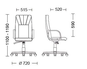 Кресло руководителя MACRO (ECO-30)