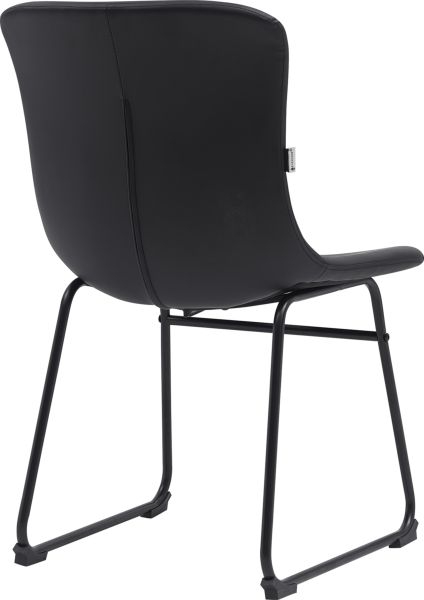 Кресло для посетителей Everprof Expo CF Экокожа Черный