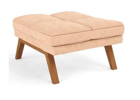 Пуф Даллас L Темный беж экокожа/ткань 4 категория