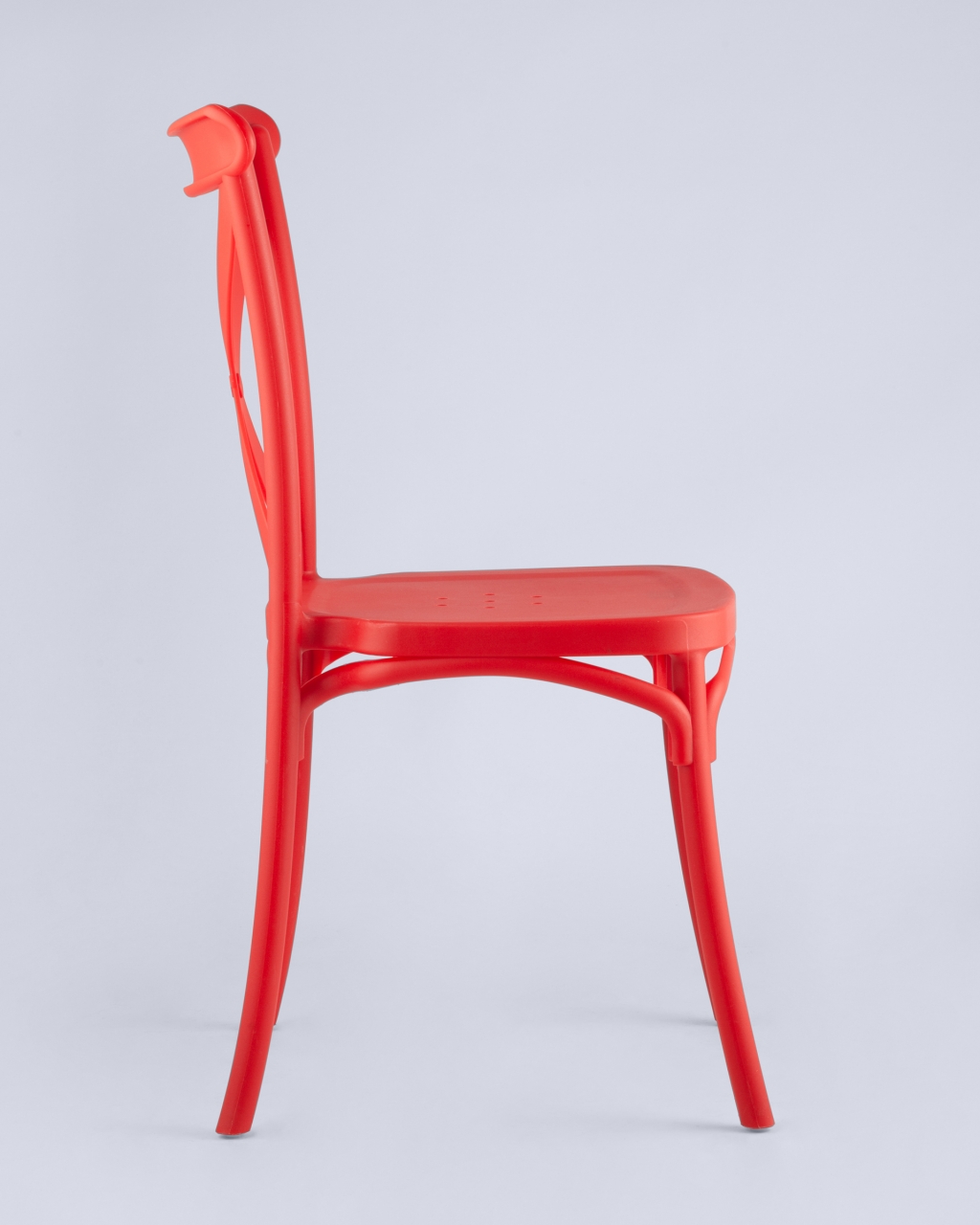 Стул пластиковый Кроссбэк Красный
