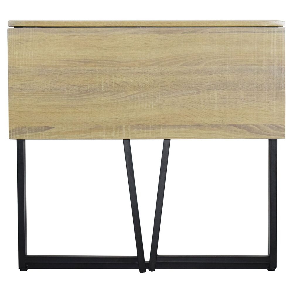 Стол на металлокаркасе BRABIX LOFT CD-001 Дуб натуральный