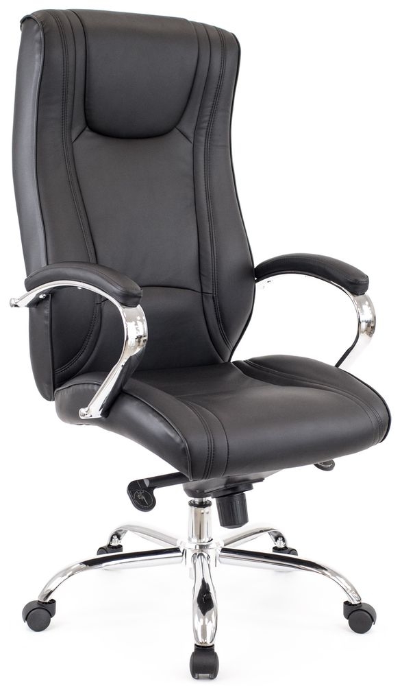 Кресло руководителя King M экокожа Черный