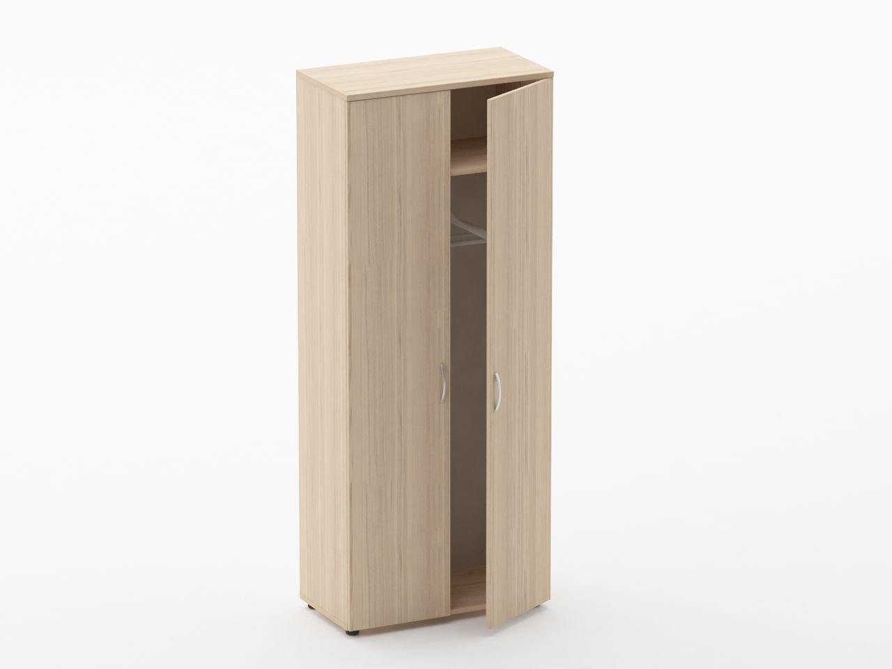 Шкаф для одежды Glassy 6.19.301 Дуб молочный
