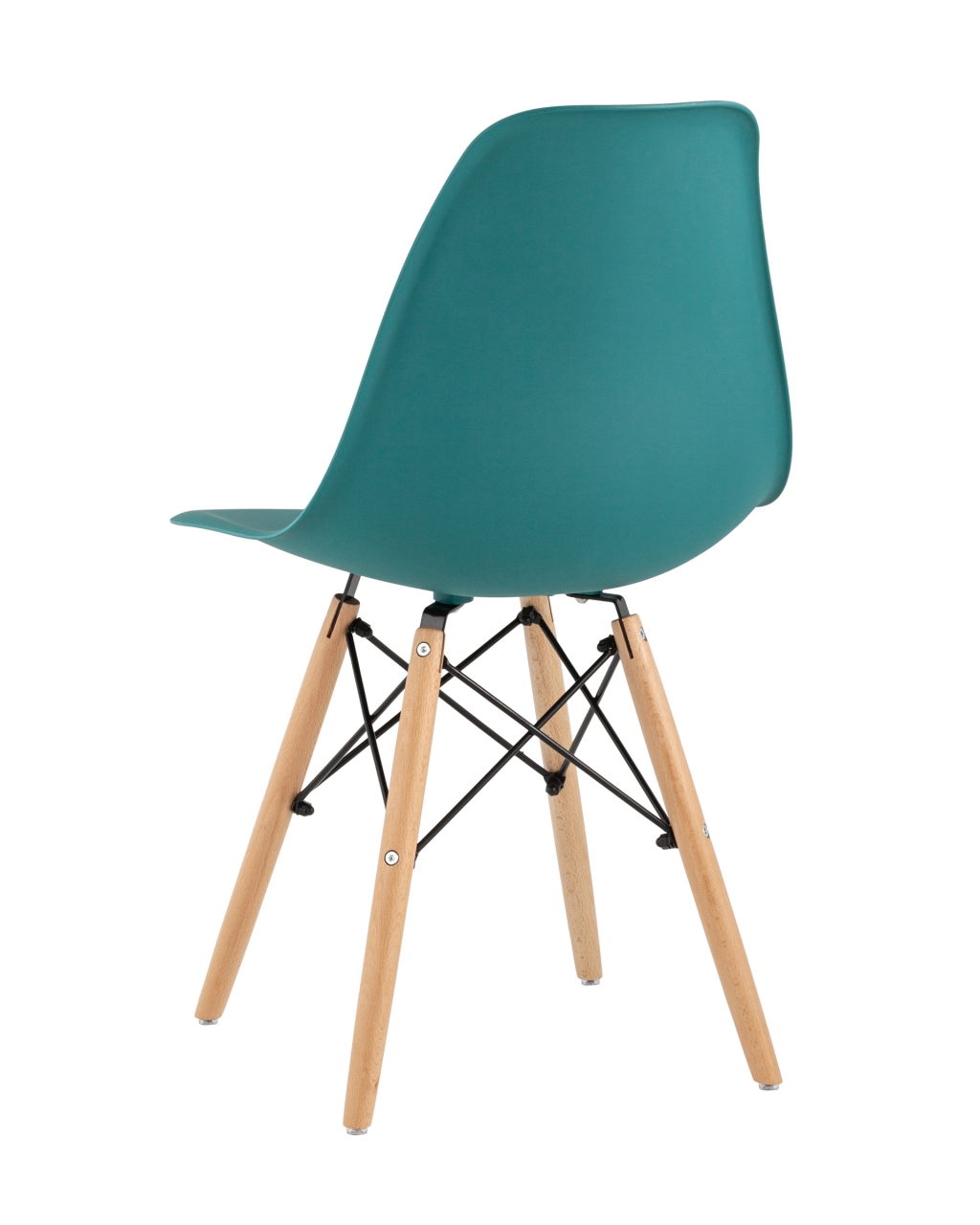Стул Eames Style DSW темно-бирюзовый (разборный каркас)