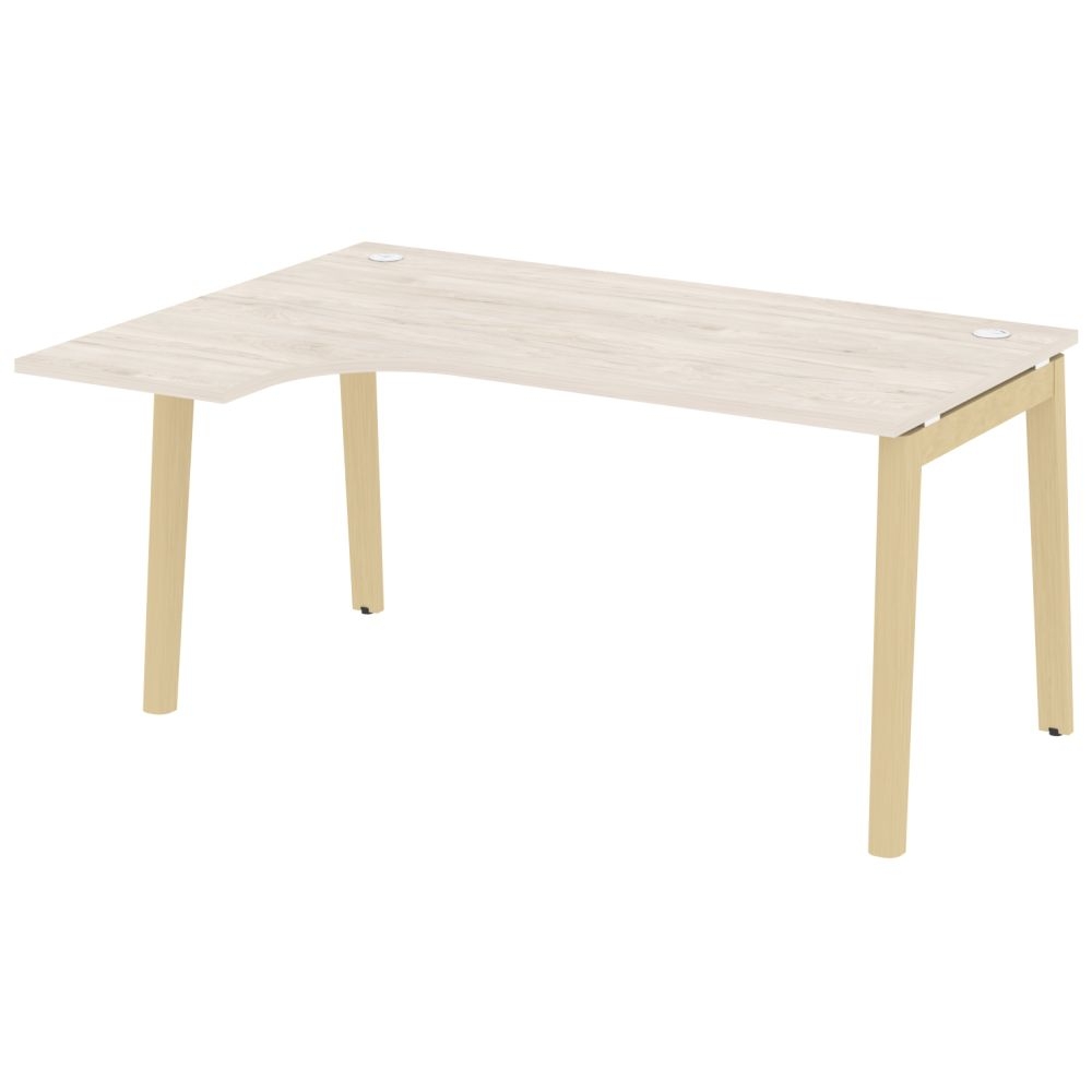 Стол эргономичный левый ONIX WOOD OW.SA-4(L) Денвер Светлый/Светлый