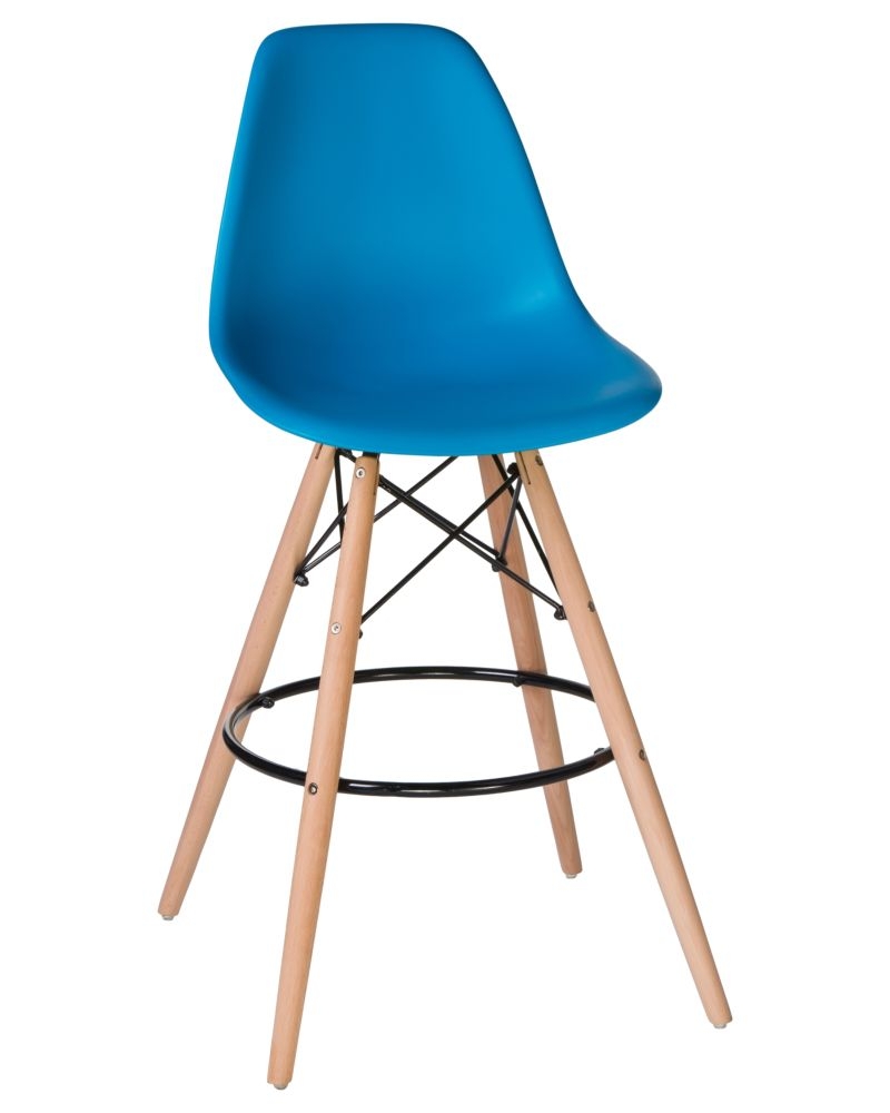 Стул барный DOBRIN DSW BAR Голубой BE-02
