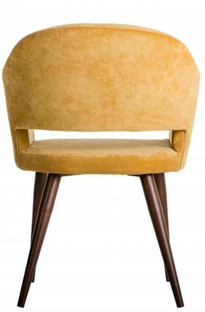 Стул Oscar Желт/Темный Орех