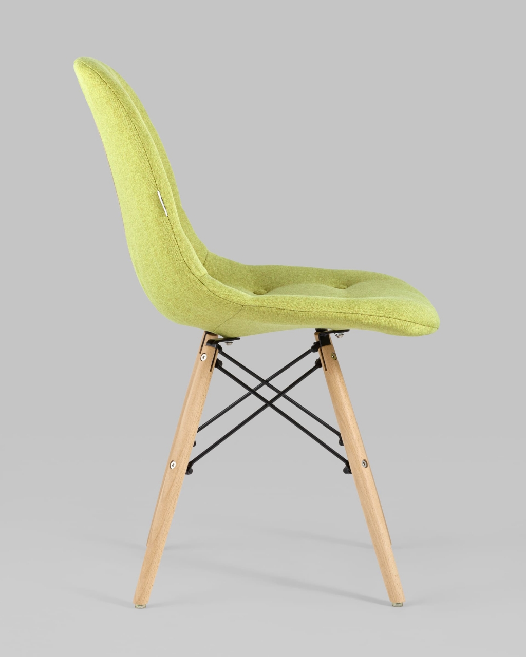 Стул DSW SOFT рогожка Оливковый