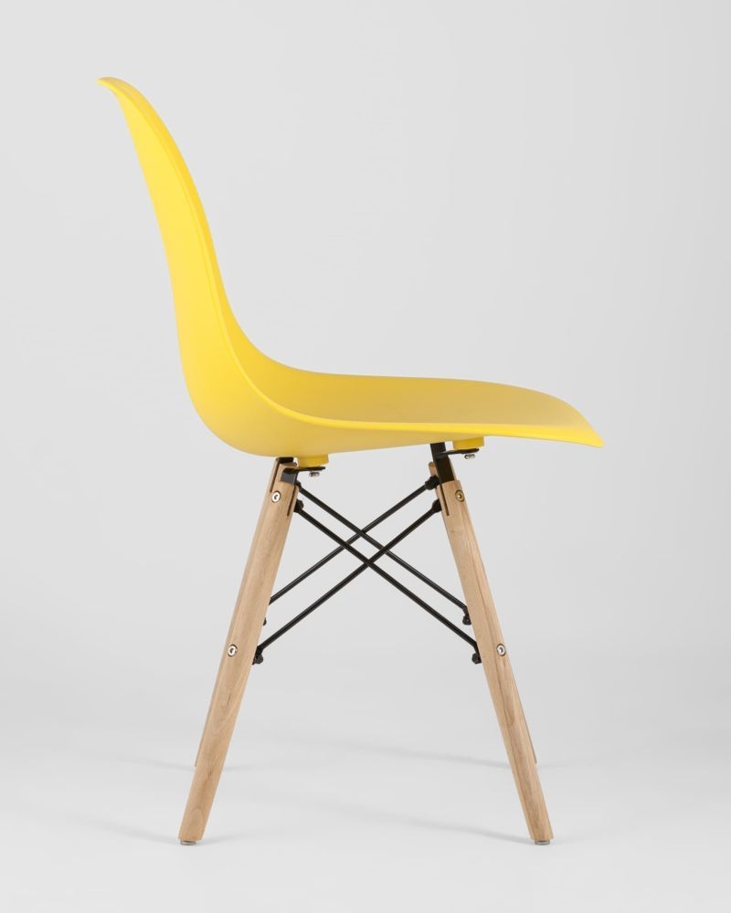 Стул Eames Style DSW желтый (разборный каркас)