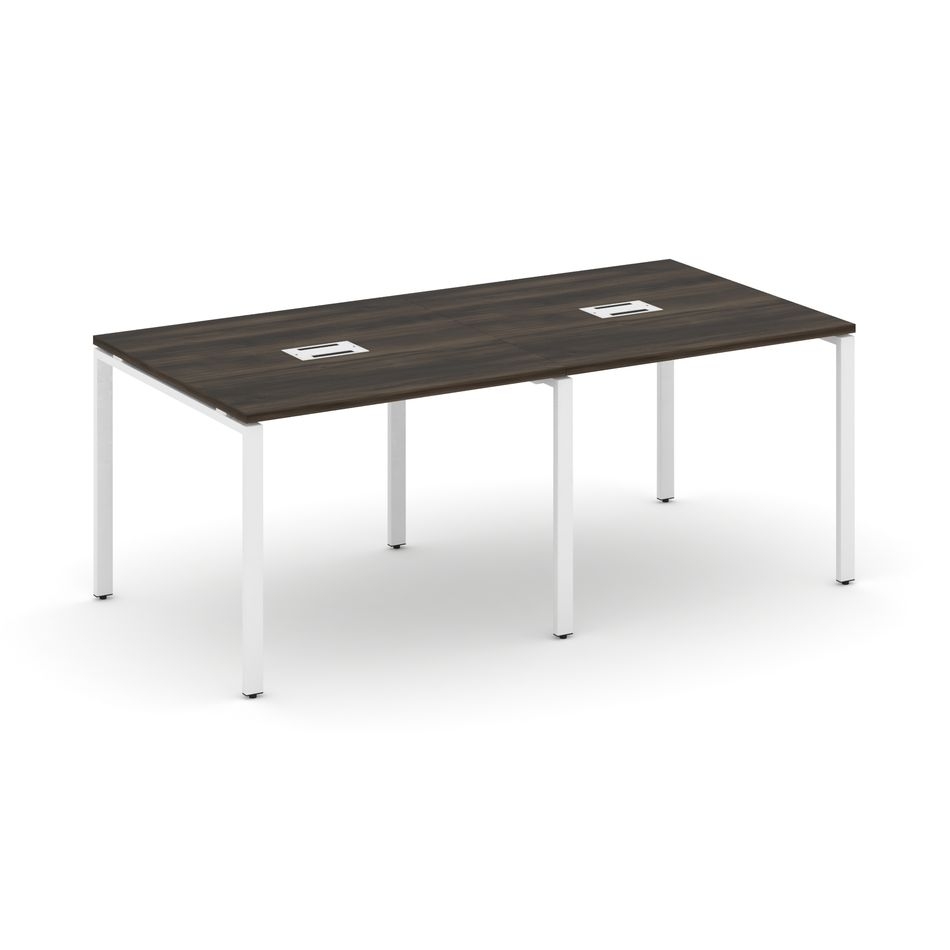 Стол переговорный (2 столешницы) CONCEPT CN.PRG-021 Дуб Мали Белый