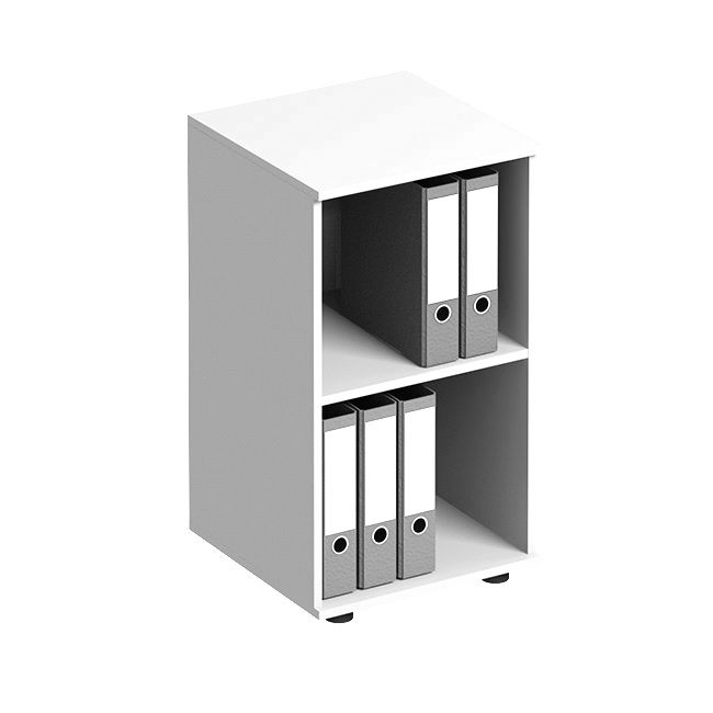 Стеллаж низкий узкий Формула ФР 352 Белый/антрацит