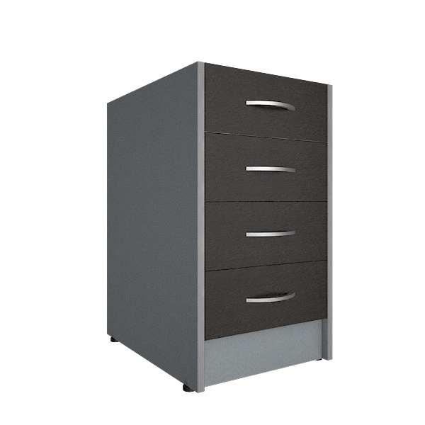 Каркас тумбы А.ТП-4.1 и А.ТП-4.2 Riva А.ТП-4К Венге/Металлик