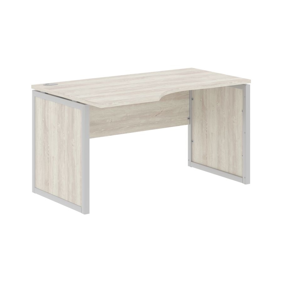 Стол письменный левый XTEN-QP XQPCET 149 L Сосна Эдмонт Серый