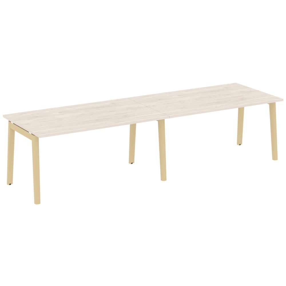 Стол переговорный (2 столешницы) ONIX WOOD OW.PRG-2.4 Денвер Светлый/Светлый