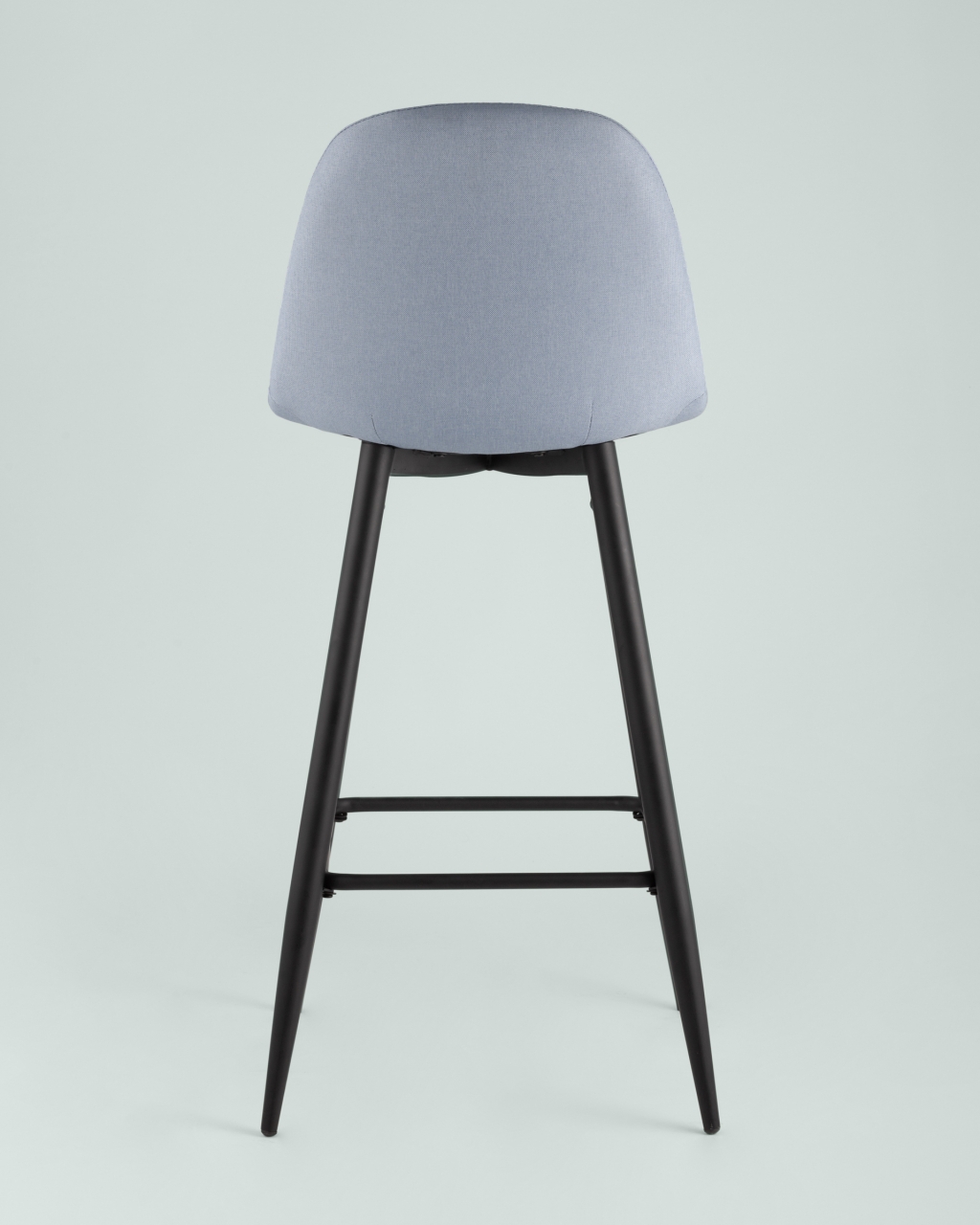 Барный стул Валенсия с удобной спинкой Голубой