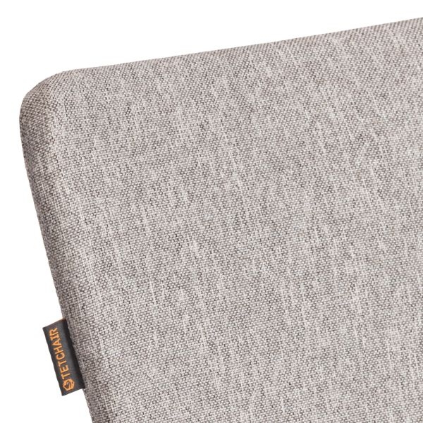 Стул обеденный La Rousse (2 шт. в упаковке) NEW, ткань рогожка, темно-серый, F68, 45х55х93 см