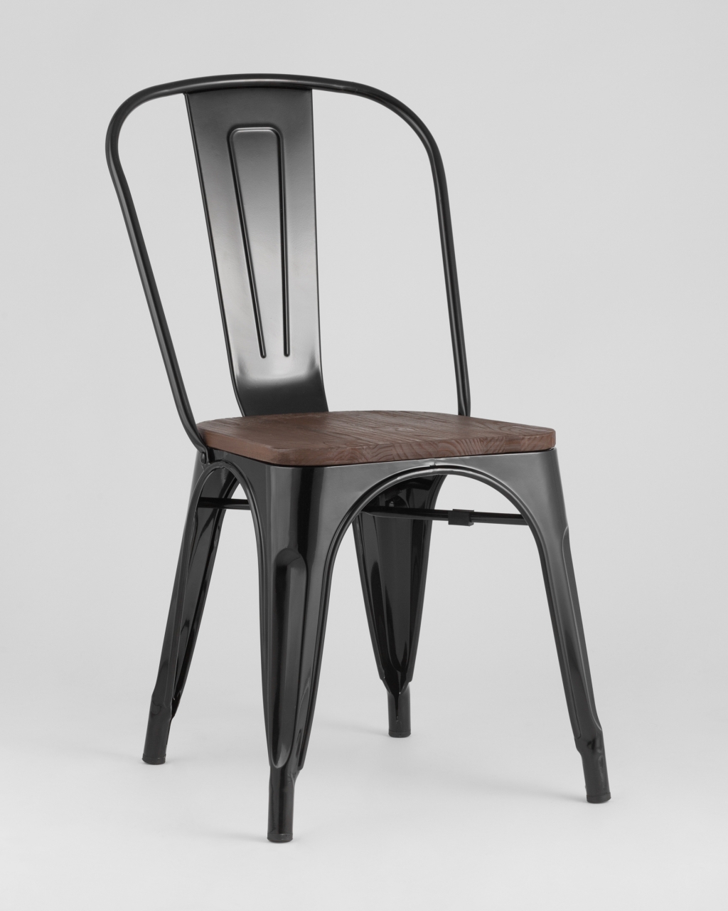 Стул Tolix Wood 850 Черный