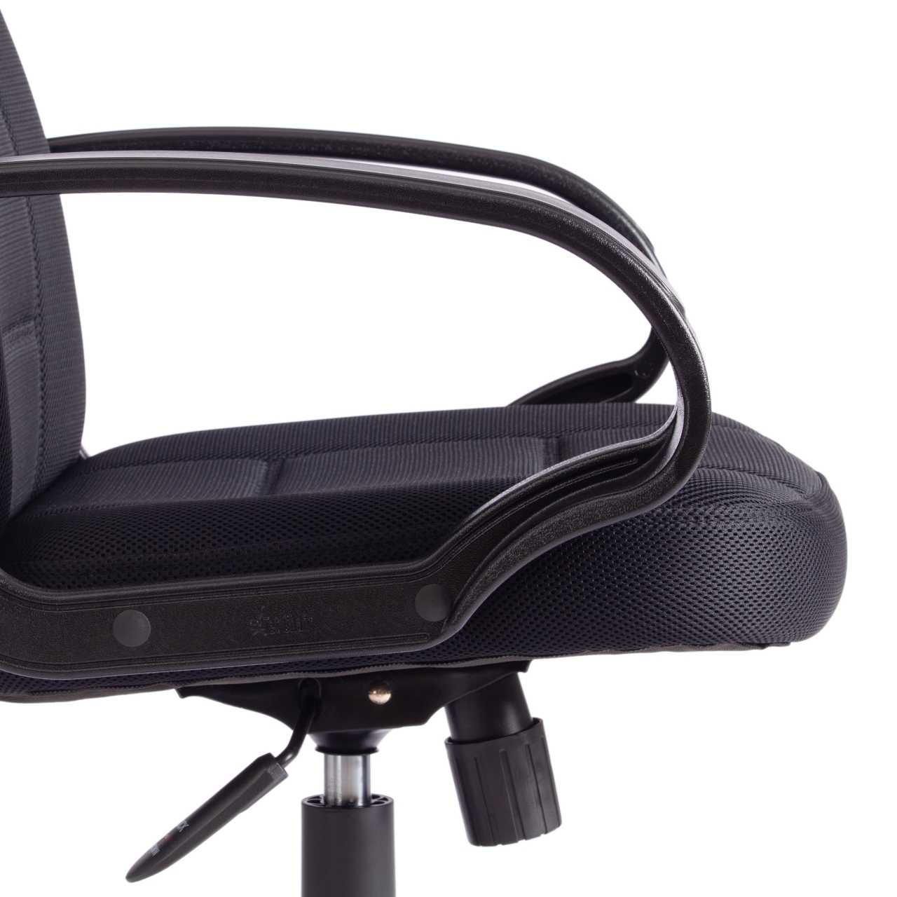 Кресло LEADER ткань, черный, TW-11