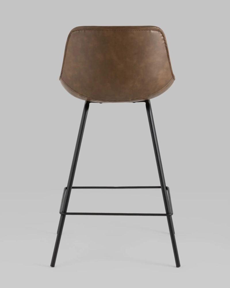 Стул полубарный TEXAS (ПБ) экокожа Коричневый