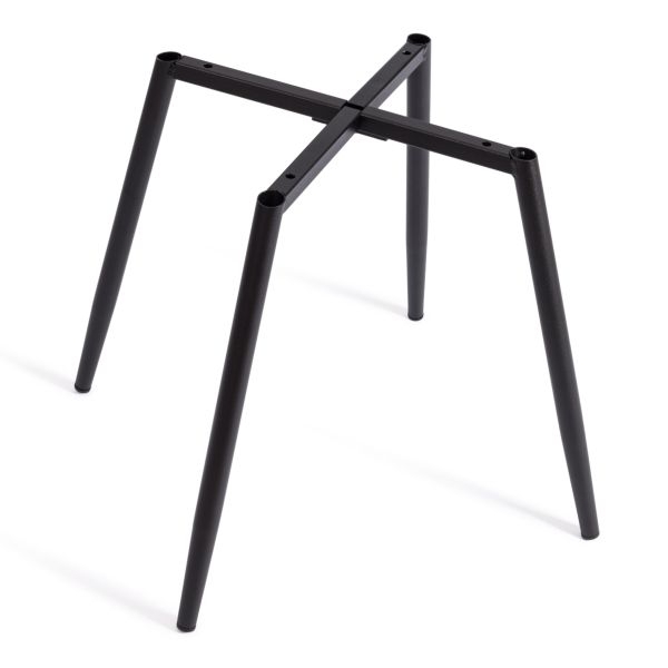 Стул обеденный La Rousse (2 шт. в упаковке) NEW, ткань рогожка, темно-серый, F68, 45х55х93 см