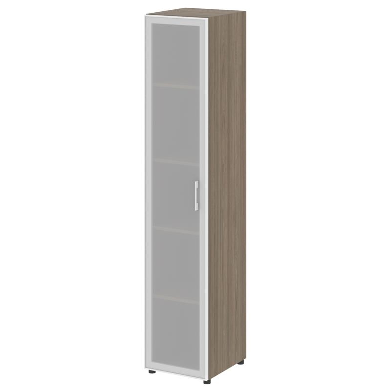 Шкаф узкий Ялта ЛТ.СУ-1.10 Р (Л) Вяз Благородный 400*450*1987 / LT.SU-1.10 R (L)