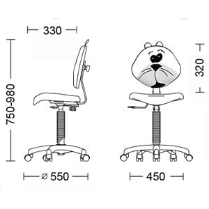 Кресло детское BOB GTS