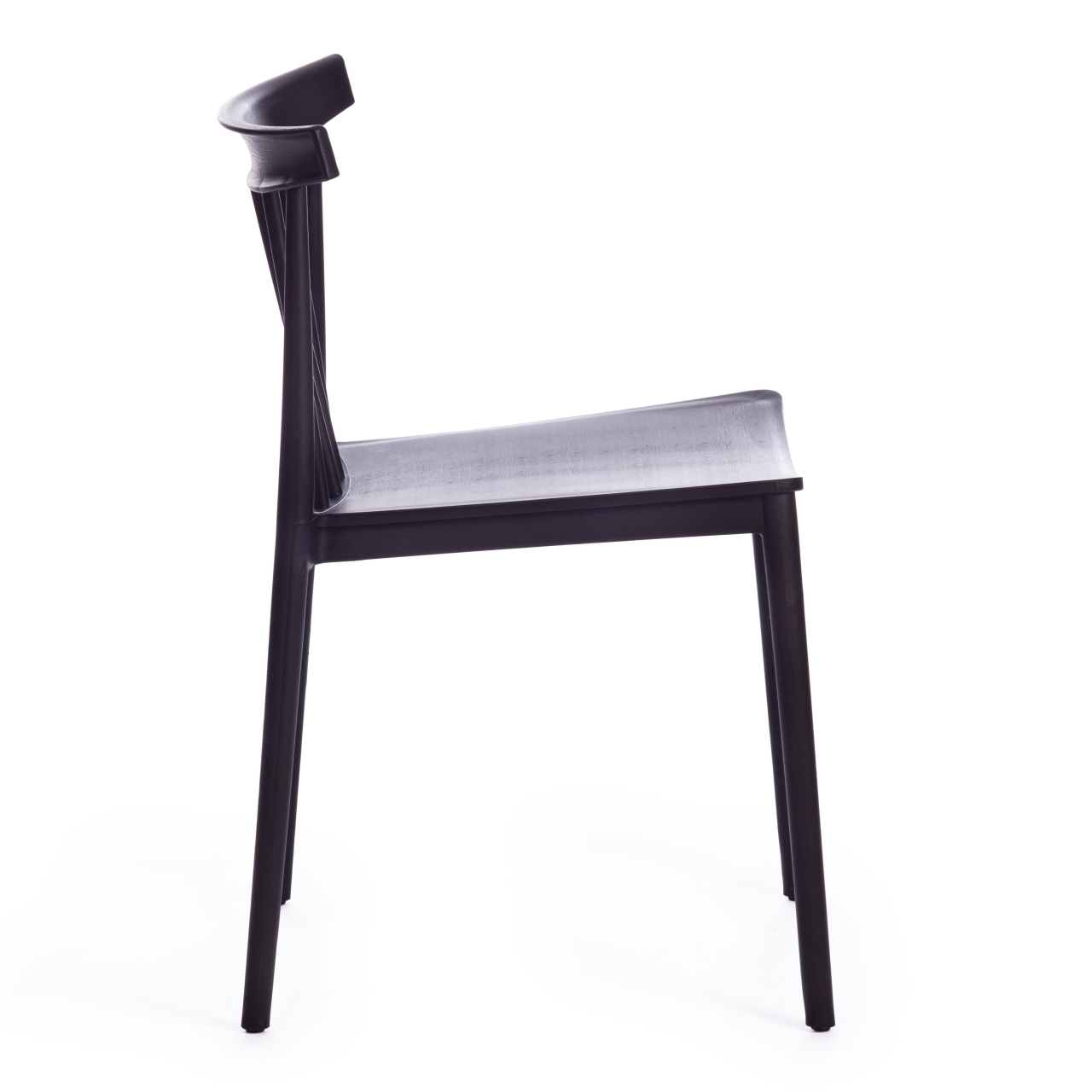 Стул FERMA (mod. 707) пластик, 50 х 51 х 76 см, Black (черный)