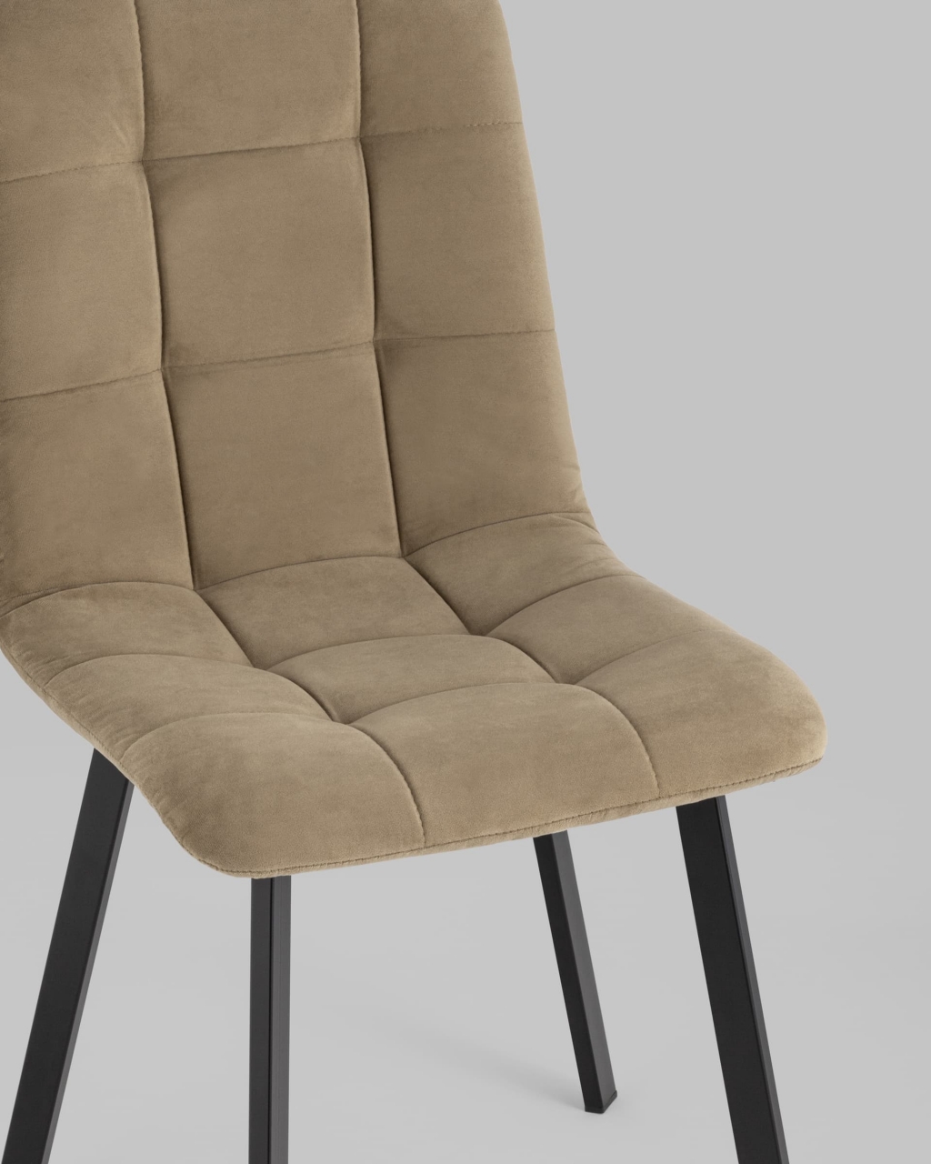 Стул Oliver Square велюр Капучино