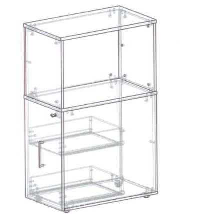 Тумба приставная Deka Дуб верцаска-белый