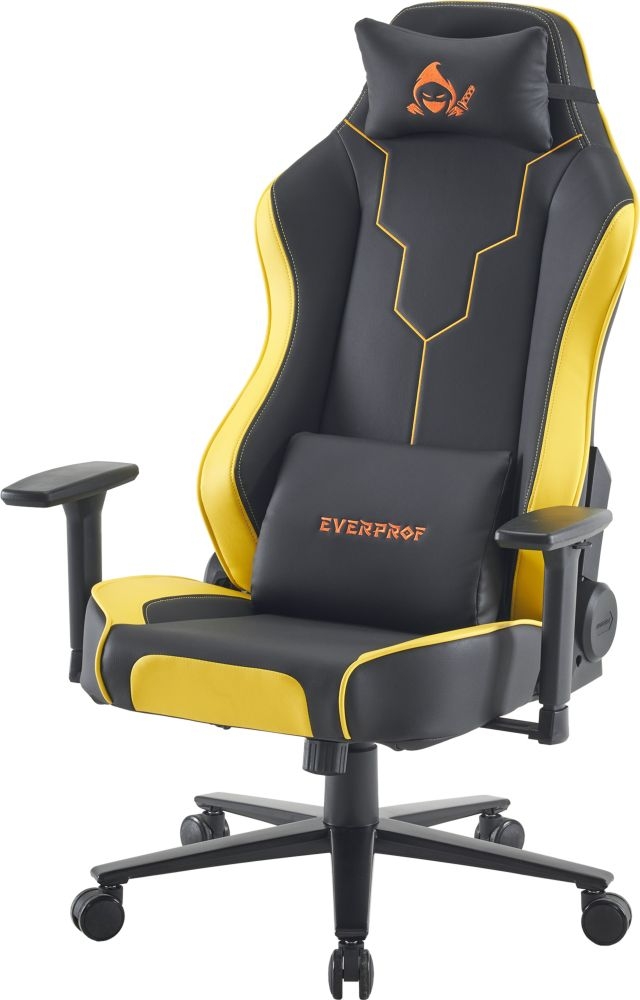 Кресло геймерское Everprof Rapid Экокожа Желтый