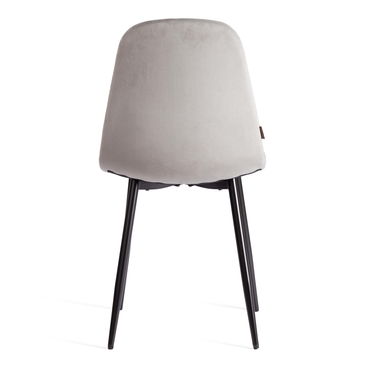 Стул BREEZE (mod. JSC-58) Велюр/металл , 44 х 53 х 86 см, grey (серый) HLR 19 / черный