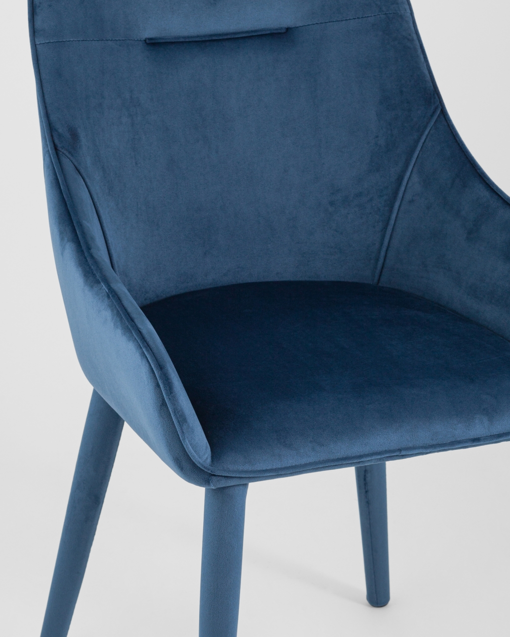 Стул Диана ножки велюр Сине-зеленый