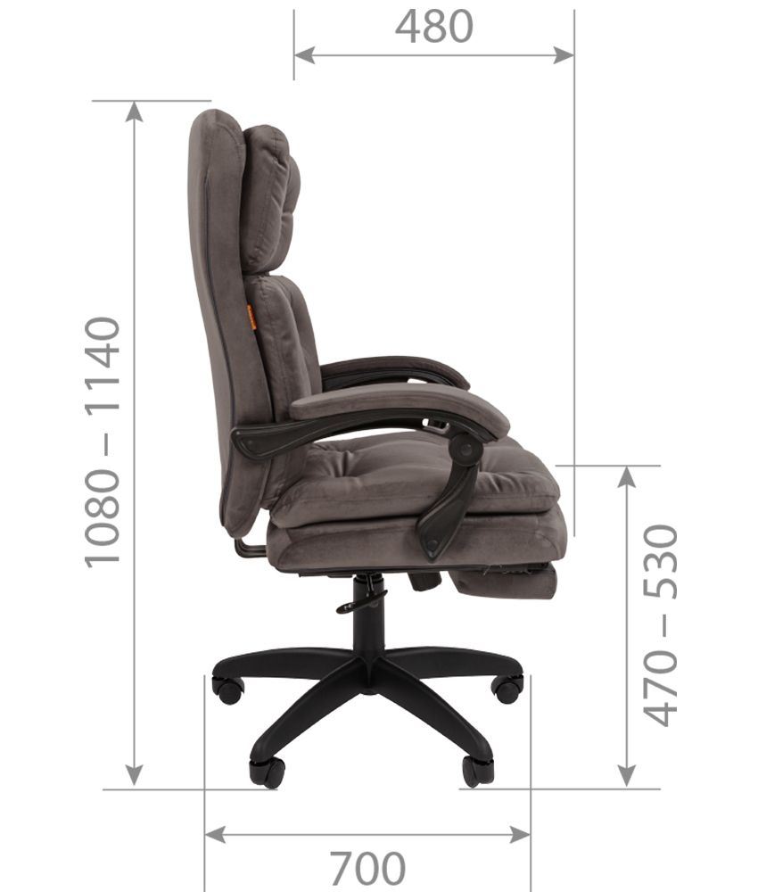 Кресло руководителя CHAIRMAN HOME 442 Темно-бежевый