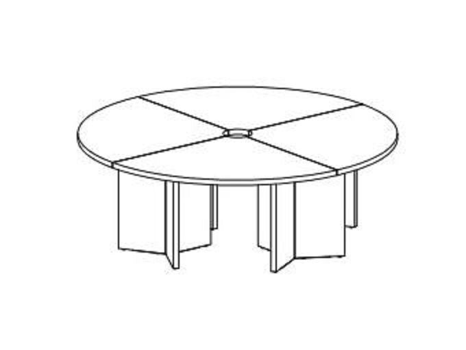 LAVA Стол переговоров D200 Conference table D.200_Гавана