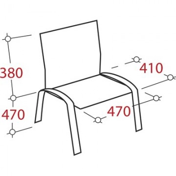 Стул для посетителей UP_EChair Rio ИЗО С-6/ТК-9 18542