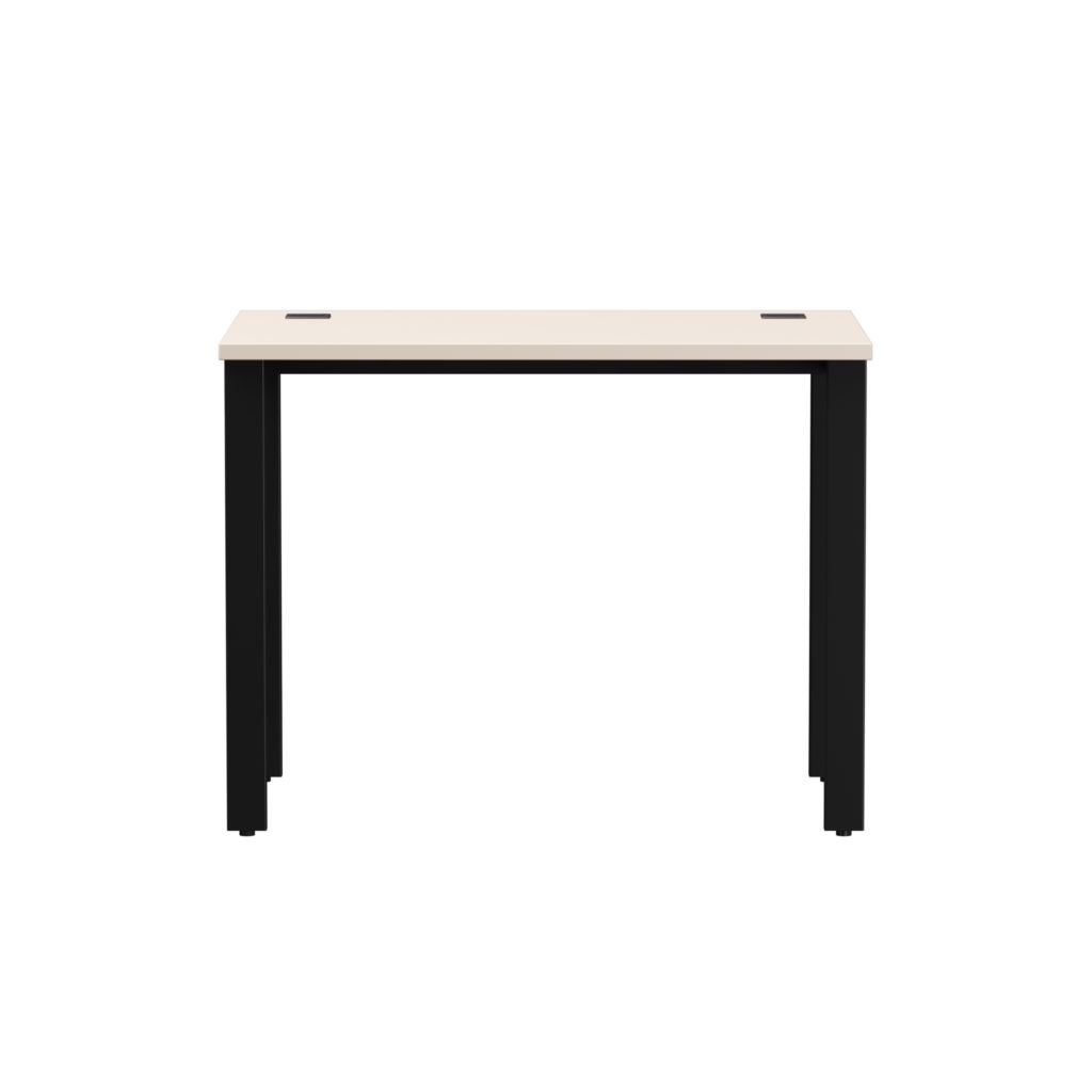 Стол прямой на металлокаркасе, опоры 90 гр Everprof EVO 254S005 Кашемир Черный